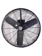 Cargar imagen en el visor de la galería, -Uso Industrial -Ventilador de Muro Industrial 30″ -100% metálico -Larga vida útil (15 años promedio) -Sistema de oscilación mecánico -Motor con baleros -Potencia máxima para uso rudo -Amplia diferencia entre sus 3 velocidades -Pastilla de protección térmica -Aspa de aluminio -Acabado en pintura electrostática color negro -Materiales de primera calidad -El más robusto del mercado
